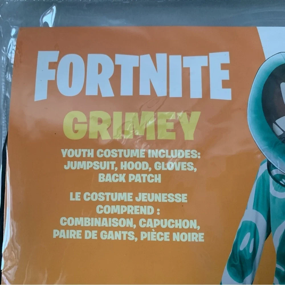 NIP. FORTNITE Kids Grimey Costume